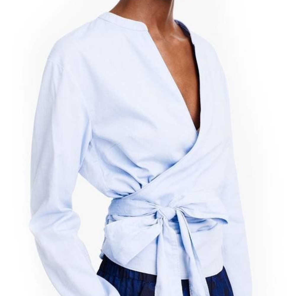 JCREW Wrap Shirt